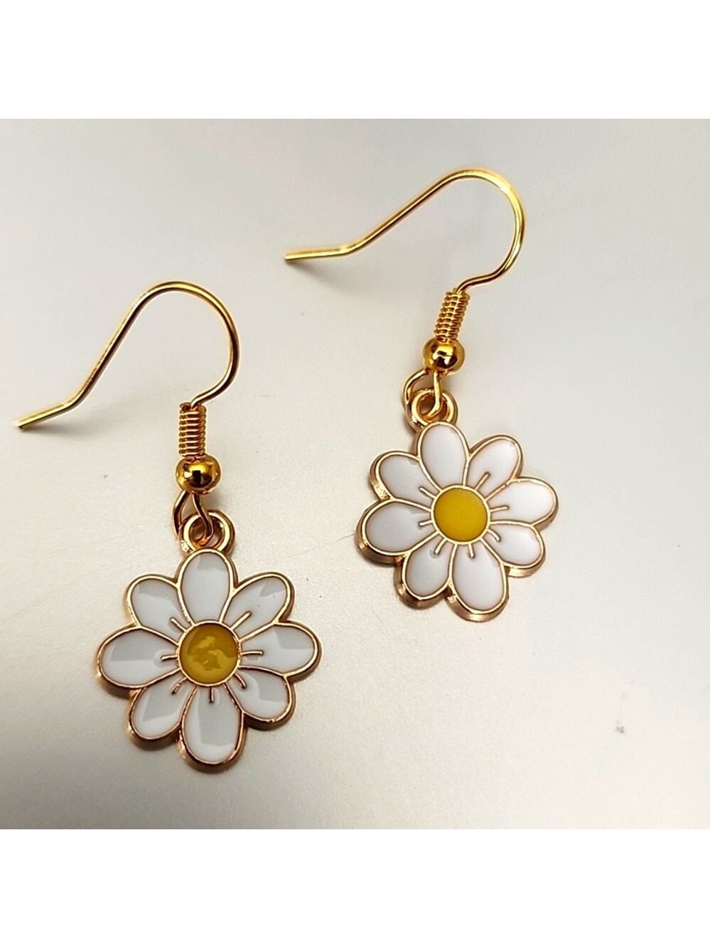 Flower Daisy Earrings 925S ALLOY  Posts
